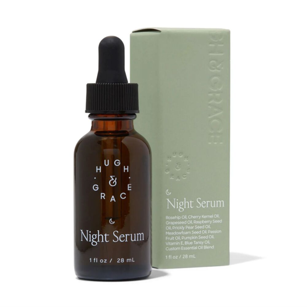 NIB Hugh & Grace Renewing Night Serum, Hormone-Safe Collagen Face Oil